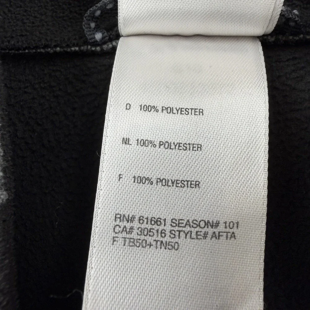 The North Face Jacket Boys XL Black Gray Fleece 1/4 Zip Pullover‎ Colorblock